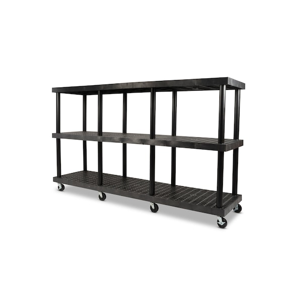 Dura-Shelf, Mobile, 96"x24", 3-Shelf System