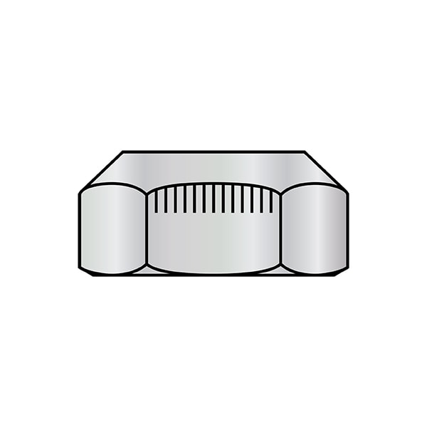 Lock Nut, M12-1.75, Steel, Class 10, Wax, 1000 PK