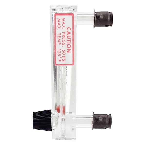 Flowmeter, range .5-5 LPM air.