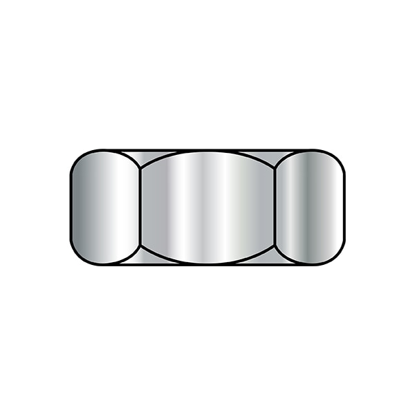 Hex Nut, 7/8"-9, Stainless Steel, Not Graded, Plain, 3/4 in Ht, 100 PK