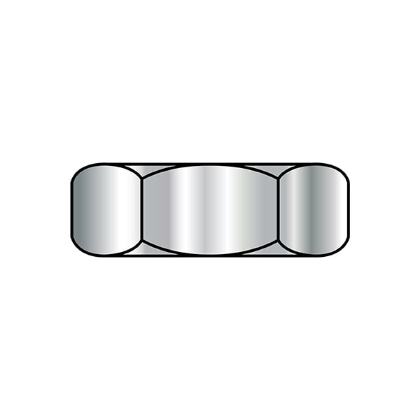 Machine Screw Nut, #4-40, Stainless Steel, Not Graded, 3/16 in Ht, 5000 PK