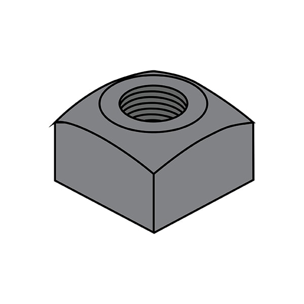 1/2-13 HEAVY SQUARE NUT PLAIN, PK300