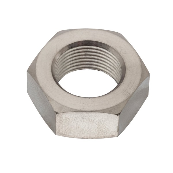 Hex Nut, 1/2"-28, Stainless Steel, Not Graded, Plain, 5/16 in Ht