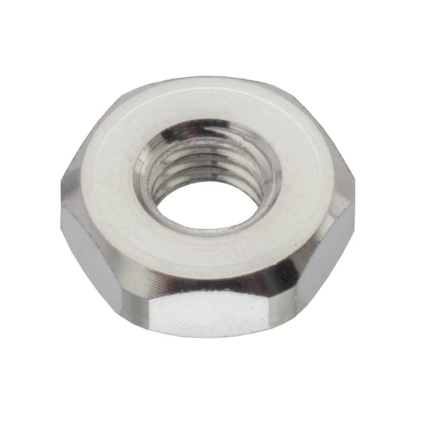 Machine Screw Nut, #2-56, Aluminum, Not Graded, Plain, 1/16 in Ht, 50 PK