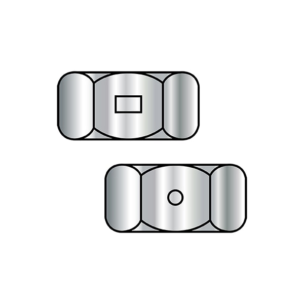 Lock Nut, 5/16"-18, 18-8 Stainless Steel, Not Graded, Passivate, 750 PK