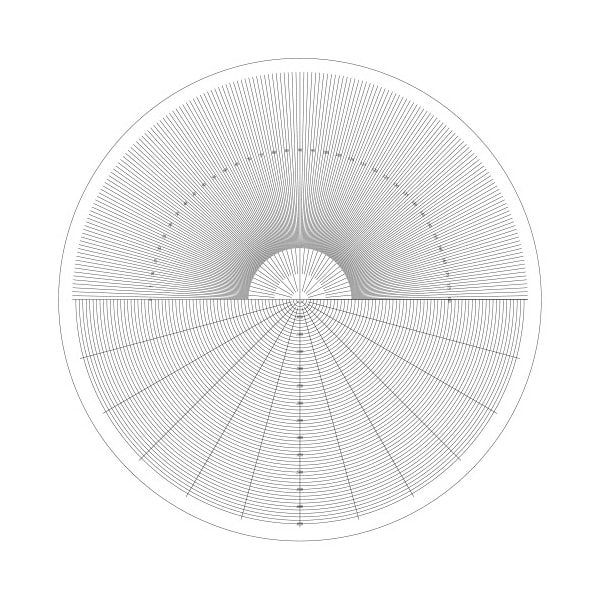 Optical Comparator Combination Radius/An