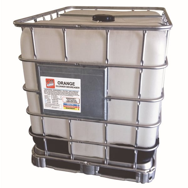 Cleaner/Degreaser, 275 Gal Tote, Liquid, Orange