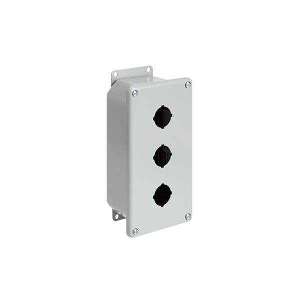 Captive Screws Electrical Enclosures, 10.38 in H, 4-1/4 in D, 7-1/4 in W, NEMA 12, Steel