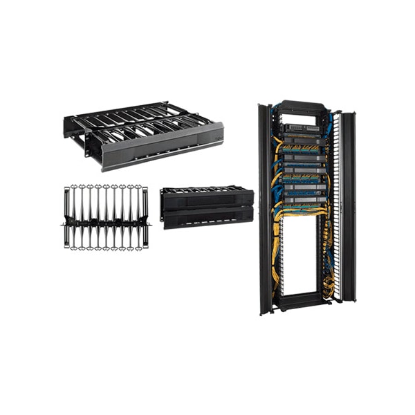 CABLETEK Horizontal Cable Manager, 7.00x