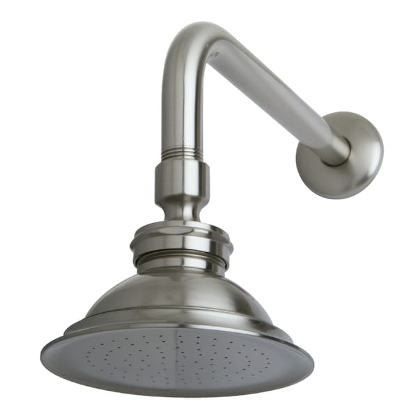 Shower Head, Brushed Nickel, Wall Mount