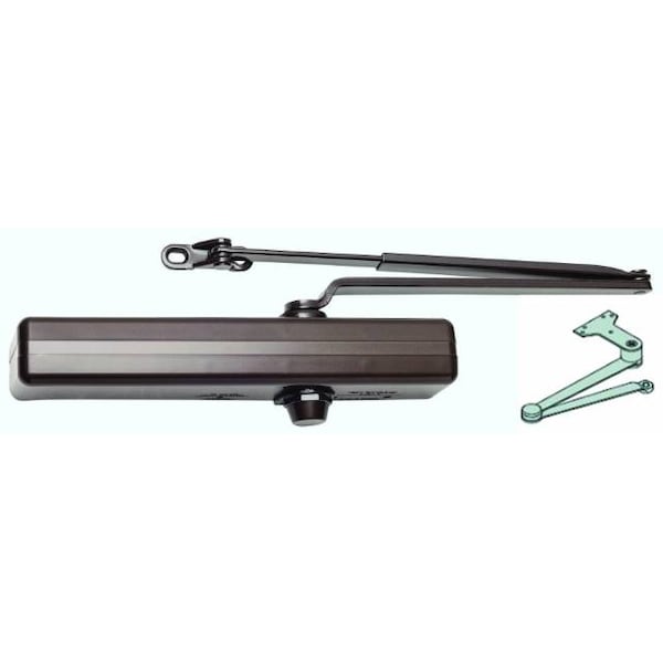 Manual, LCN 1460, Surface Mounted Closer, Interior and Exterior