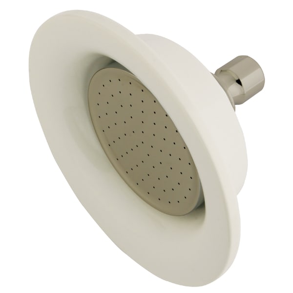 Shower Head, Brushed Nickel, Wall Mount