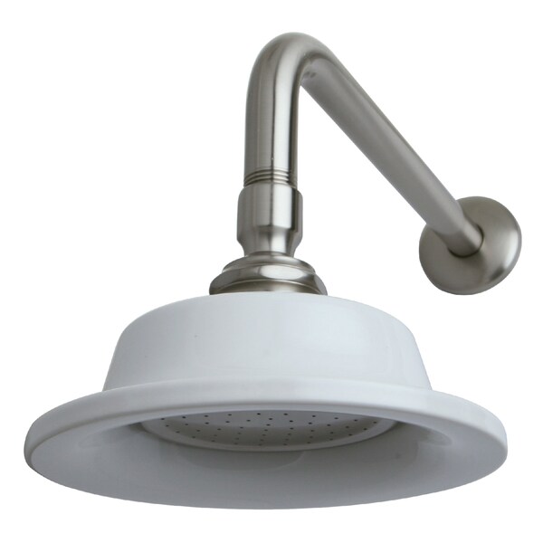 Shower Head, Brushed Nickel, Wall Mount