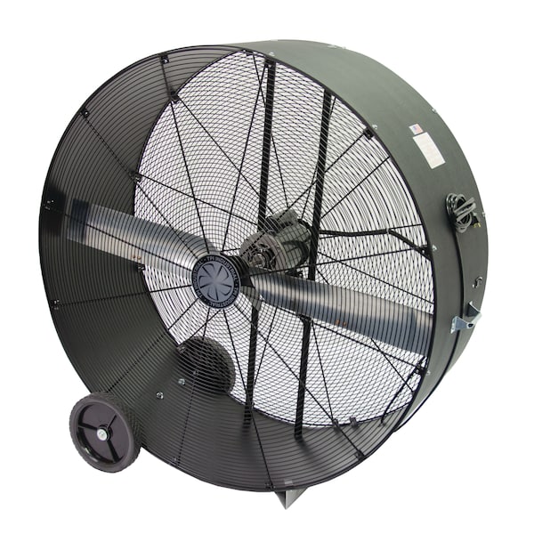 Portable Blower, 48" Direct Dr, 120V, Pol
