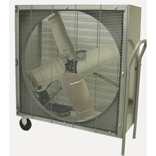 Portable Blower, 36" Belt Dr, 120V, Sq.St