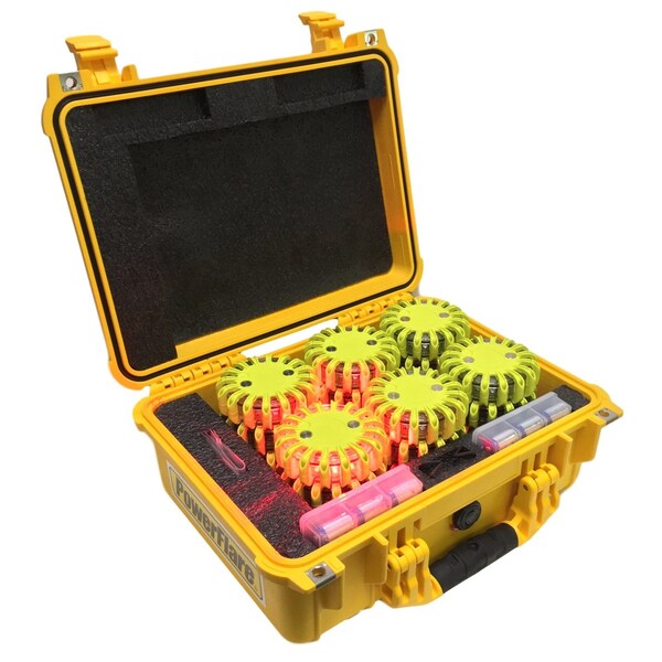 Hard Case, 24, Red Lt, Ylw Shell