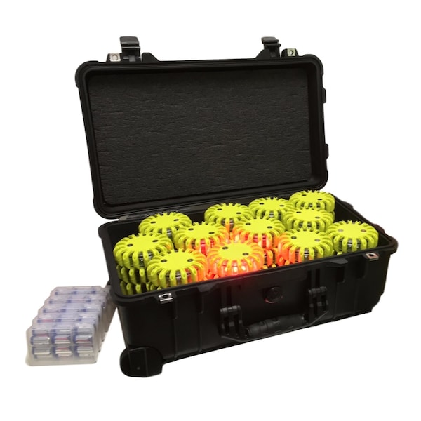 Hard Case, 60, Red Lt, Ylw Shell