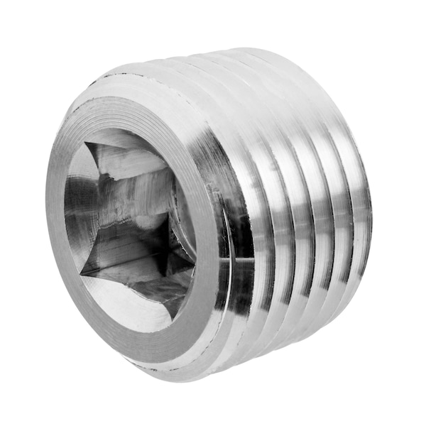 Square Socket Plug, Aluminum, 1 1/4