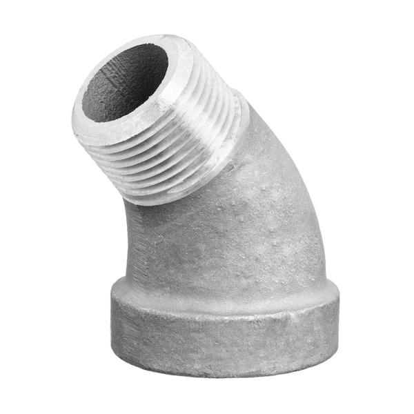 45 Street Elbow, Aluminum, 1 1/2 in
