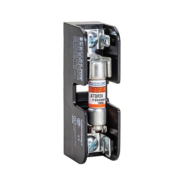 Open Fuse Block, CC UL Class, 1 Poles, 600V AC/DC Volt Rating