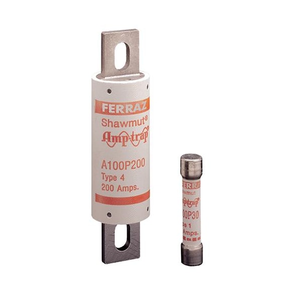 Semiconductor Fuse, A100P Series, 100A, Fast-Acting, 1000V AC, Bolt-On