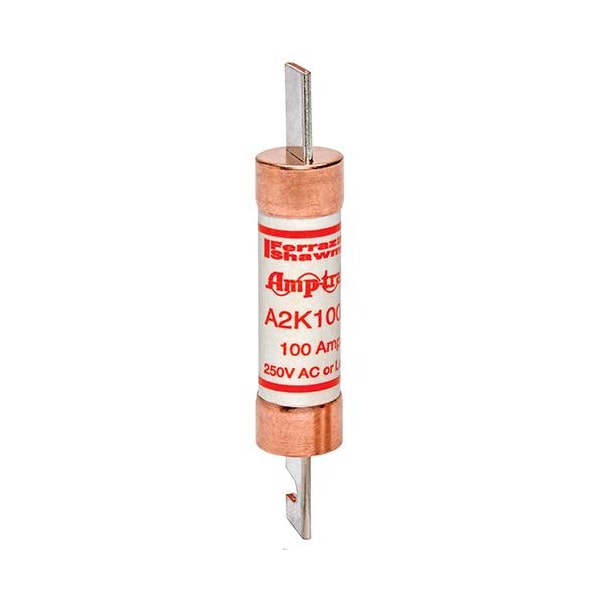 UL Class Fuse, RK1 Class, A2K-R Series, Fast-Acting, 100A, 250V AC