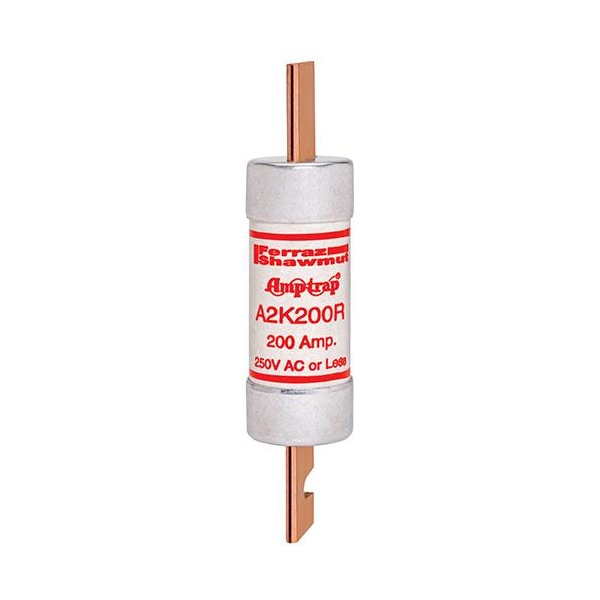 UL Class Fuse, RK1 Class, A2K-R Series, Fast-Acting, 200A, 250V AC