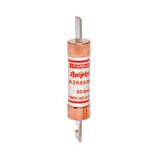 UL Class Fuse, RK1 Class, A2K-R Series, Fast-Acting, 80A, 250V AC