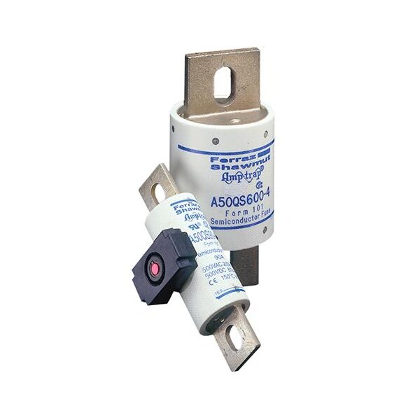 Semiconductor Fuse, A50QS Series, 900A, Fast-Acting, 500V AC, Blade