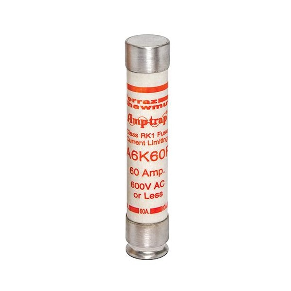 UL Class Fuse, RK1 Class, A6K-R Series, Fast-Acting, 60A, 600V AC