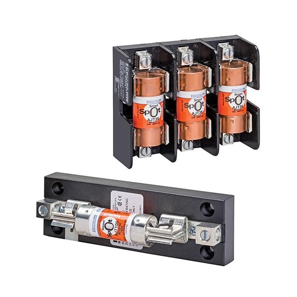 Fuse Holder, 2 Poles, 600V AC/DC Volt Rating