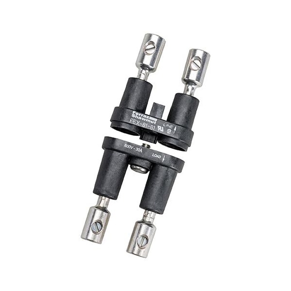 Fuse Holder, 2 Poles, 600V AC/DC Volt Rating