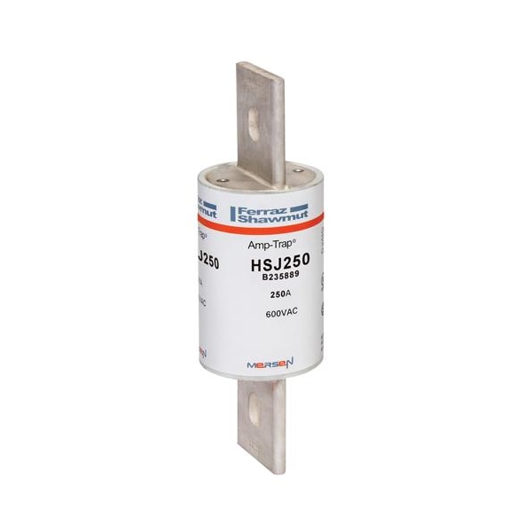 UL Class Fuse, J Class, HSJ Series, Very Fast-Acting, 250A, 600V AC, Non-Indicating