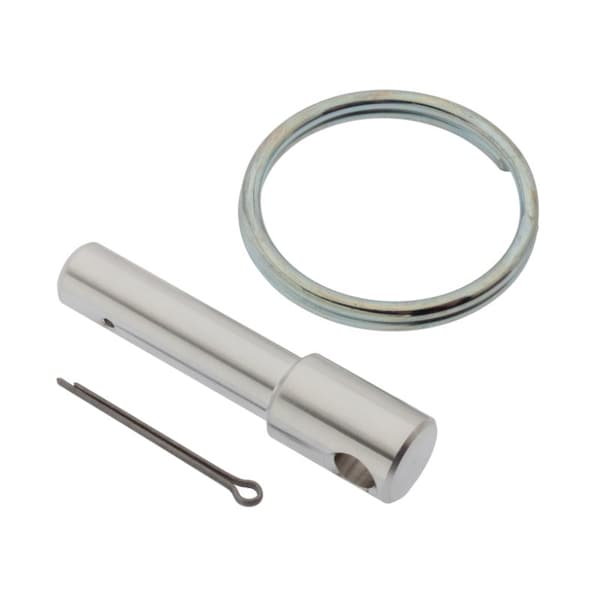 Clevis Pin, 1/2 in Dia, 1-1/2 in Usable Lg, Aluminum