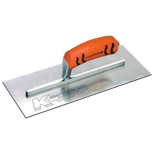 Carbon Steel Plaster Trow, 11-1/2"x4-3/4