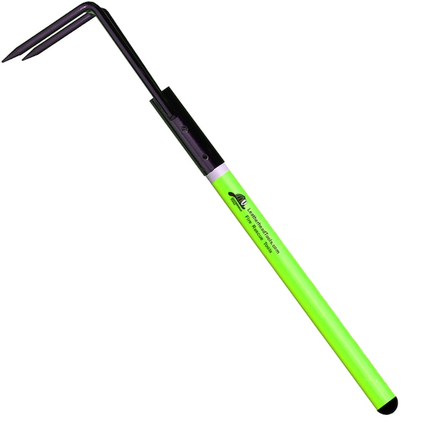 Hi-Viz Lime Rubbish Hook, 14 ft. and But