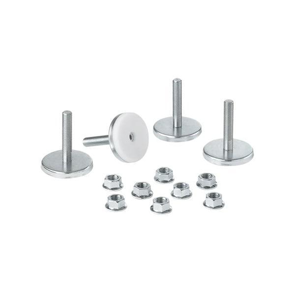 Mobile Base Leveling Kit, Black, Steel