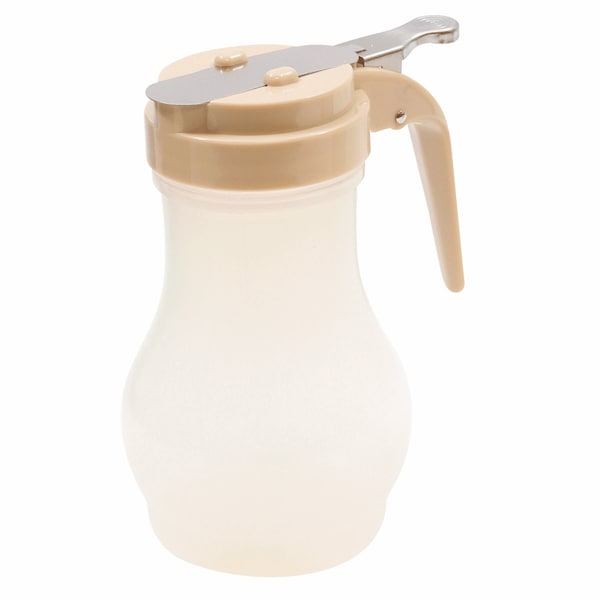 Syrup Dispenser, Teardrop, Almnd, 10oz, PK12