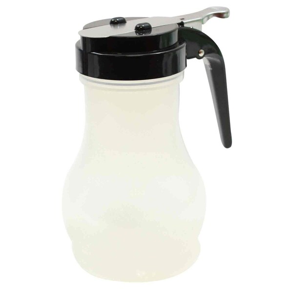 Syrup Dispenser, Teardrop, Blck, 10 oz, PK12