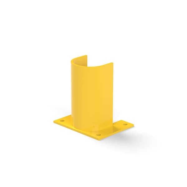 Pallet Rack Post Protector, 8" Tall, Fits 3" Columns