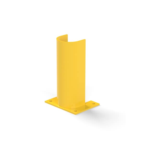 Pallet Rack Post Protector, 12" Tall, Fits 3" Columns