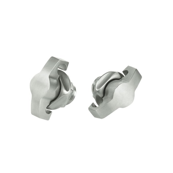 Padlocking Wing Knob, Stainless Steel, Stainless Steel
