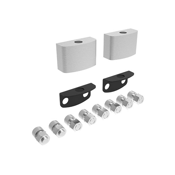 Hinge Kit, fits P-SF_Frames, Lt Gray, Steel 170-Degree