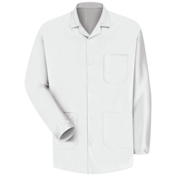 Unisex White Counter Jacket/Esd