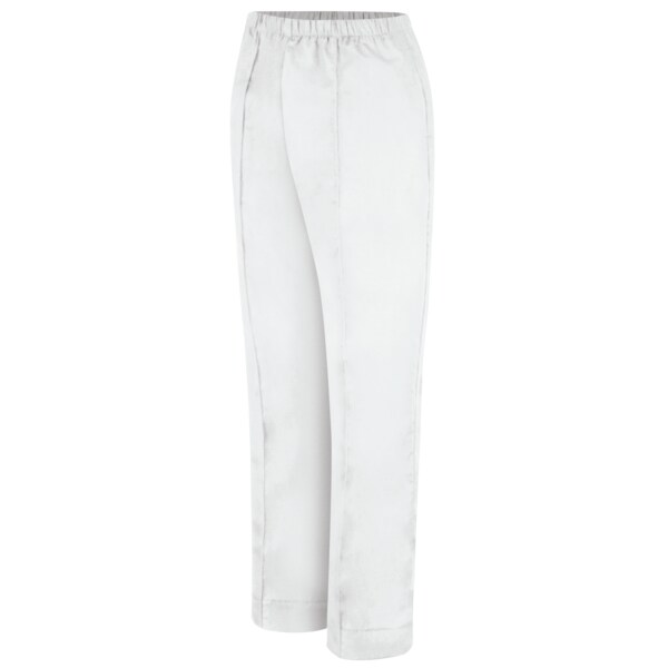 Wmns White Full Elastic Pant