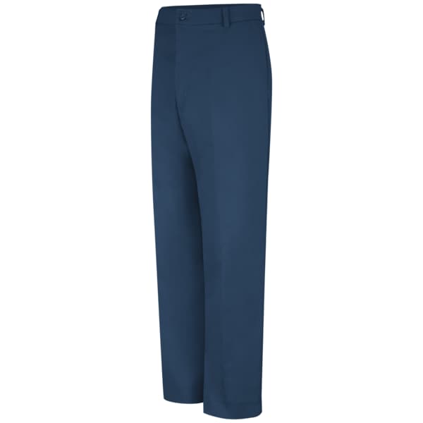 Men's Mens Workpant With Cellphone Pkt, 34 in, Navy, Cotton/Polyester