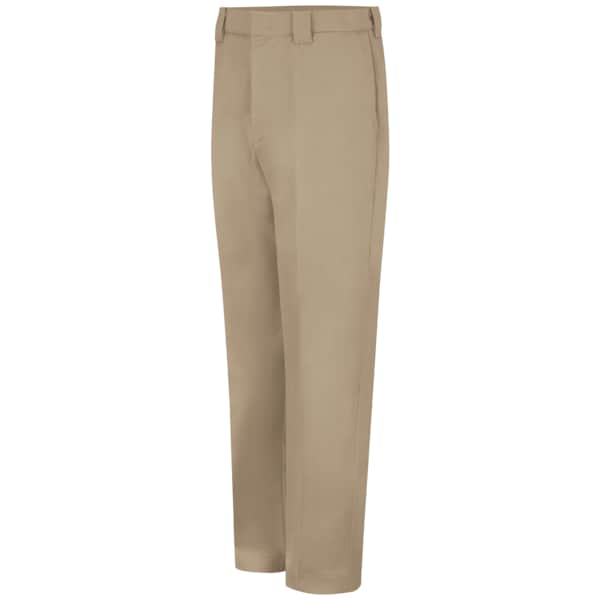 Men's Mens Twill Work Pant, 29 in, Khaki, Cotton/Polyester