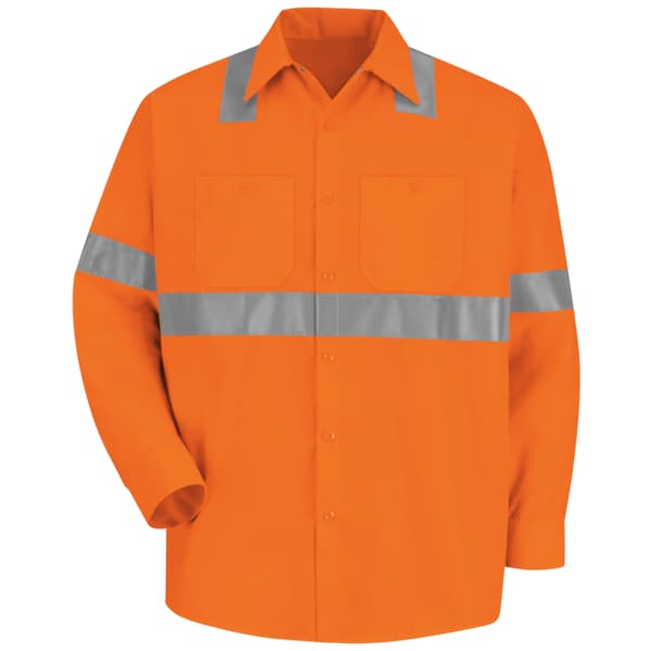Ls Hi-Viz Workshirt - Ansi Class 2, 3XL