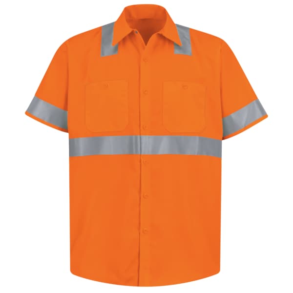 Ss Hi-Viz Workshirt - Ansi Class 2, L