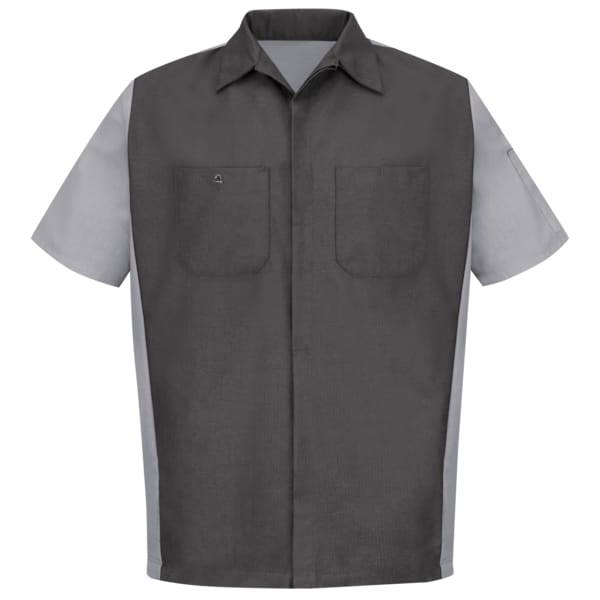 U Ss 65/35 Crew Shirt - Ch/Gray, XXL